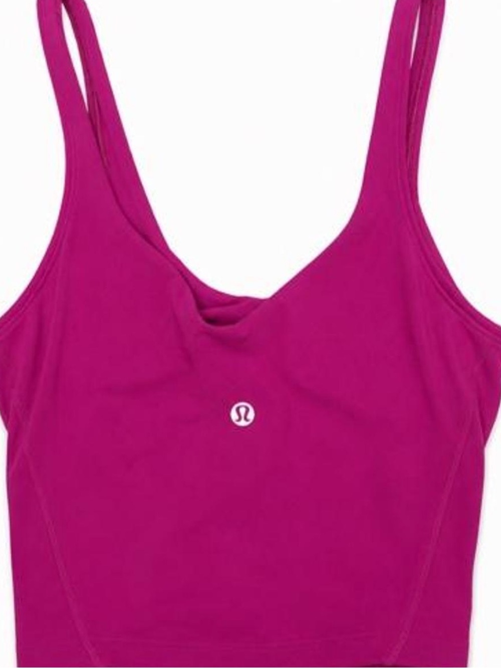 lululemon athletica Magenta Slim-Strap Sports Tank